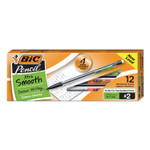 BIC Xtra Smooth Mechanical Pencils with Tube of Lead, 0.7 mm, HB (#2), Black Lead, Clear Barrel, Dozen View Product Image