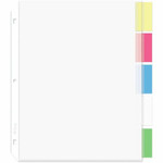 C-Line Top-Loading Sheet Protectors - For Letter 8 1/2" x 11" Sheet - Assorted - Polypropylene - (CLI05550) Product Image 