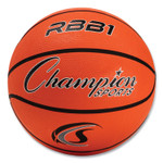 Champion Sports Rubber Sports Ball, For Basketball, No. 7 Size, Official Size, Orange View Product Image
