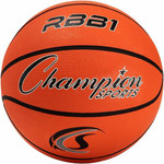 Champion Sports Size 7 Rubber Basketball Orange - 29.50" - 7 - Rubber, Nylon - Orange Product Image 