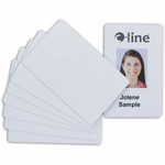 C-Line Graphics Quality Video Grade PVC Cards - 2.13" x 3.38" Length - White Product Image 