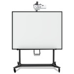 MasterVision Interactive Board Mobile Stand with Ultra-Short Throw Projector Arm and Mounting Plate, 76" x 26" x 70" to 80", Black (BVCBI350420) View Product Image