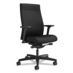 HON Ignition 2.0 Upholstered Mid-Back Task Chair With Lumbar, Supports Up to 300 lb, 17" to 22" Seat Height, Black View Product Image