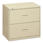 HON 400 Series Lateral File, 2 Legal/Letter-Size File Drawers, Putty, 30" x 18" x 28" (BSX432LL) View Product Image