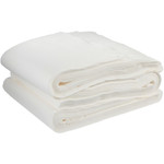 Pacific Blue Select A300 Patient Care Disposable Bath Towels - 1/2 Fold - 19.50" Width x 39" Length - White - Cellulose Product Image 