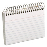 Oxford Spiral Index Cards, Ruled, 3 x 5, White, 50/Pack (OXF40282) View Product Image