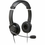 Kensington USB-A Headphones with Mic - Stereo - USB Type A - Wired - Over-the-head - Binaural Product Image 