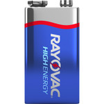 Rayovac High-Energy Alkaline 9-Volt Battery 4-Packs - For Multipurpose - (RAYA16044TKCT) View Product Image