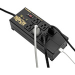 Tripp Lite Surge Protector, 6-Outlet, 8-7/10"Wx3-3/5"Dx2-1/2"H, Black (TRPIBAR6ULTRAUS) Product Image 
