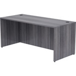 Lorell Weathered Charcoal Laminate Desk Shell (LLR69546) Product Image 