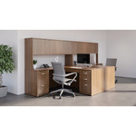 Lorell Essentials Series Walnut Return Shell (LLR69980) Product Image 