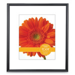 Victory Light Plastic Poster Frame with Mat, 8 x 10 Insert, Black View Product Image