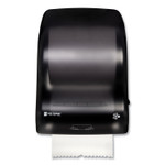 San Jamar Simplicity Mechanical Roll Towel Dispenser, 15.25 x 13 x 10.25, Black (SJMT7400TBK) View Product Image