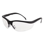 MCR Safety Klondike Safety Glasses, Matte Black Frame, Clear Lens, 12/Box (CRWKD110BX) View Product Image