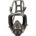 3M 6800 Full Facepiece Reusable Respirator - Medium - Gases, Vapor, Particulate Protection - Thermoplastic - Black, Gray - Lightweight Product Image 