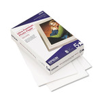 Ultra Premium Glossy Photo Paper, 11.8 Mil, 4 X 6, Glossy Bright White, 100/pack (EPSS042174) View Product Image