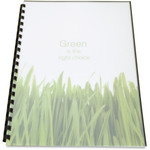 GBC Binding Presentation Covers - 0.4" Height x 8.5" Width x 11" Length - For Letter 8 1/2" x 11" Sheet - Frost - Poly Product Image 