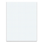 TOPS Quadrille Pads, Quadrille Rule (4 sq/in), 50 White 8.5 x 11 Sheets View Product Image