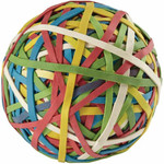 ACCO Rubber Band Ball - 0.7" Length x 0.1" Width - Assorted Product Image 