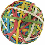 ACCO Rubber Band Ball - 0.7" Length x 0.1" Width - Assorted Product Image 