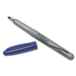 AbilityOne 7520015114319 SKILCRAFT Fine Point Permanent Marker, Fine Bullet Tip, Blue, Dozen Product Image 