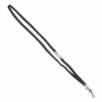 Advantus Deluxe Safety Lanyards, Metal J-Hook Style, 36" Long, Black, 24/Box View Product Image