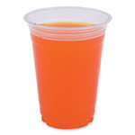 Boardwalk Clear Plastic Cold Cups, 16 oz, PET, 50 Cups/Sleeve, 20 Sleeves/Carton (BWKPET16) View Product Image