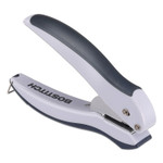 Bostitch 10-Sheet EZ Squeeze One-Hole Punch, 1/4" Hole, Gray (ACI2402) View Product Image