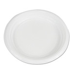 Boardwalk Hi-Impact Plastic Dinnerware, Plate, 6" dia, White, 1,000/Carton (BWKPLTHIPS6WH) View Product Image