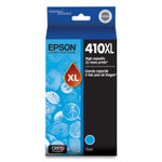 Epson T410XL220-S (410XL) Claria High-Yield Ink, 650 Page-Yield, Cyan View Product Image