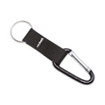 Advantus Carabiner Key Chains, Split Key Rings, Aluminum, Black, 10/Pack (AVT75556) View Product Image