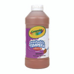 Crayola Artista II Washable Tempera Paint, Brown, 16 oz Bottle View Product Image