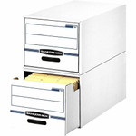 Bankers Box Stor/Drawer - Legal - Internal Dimensions: 15.50" Width x 23.25" Depth x 10.38" Height - External Dimensions: 16.8" Width x 25.5" Depth x 11.5" Height - Media Size Supported: Legal - Light Duty Product Image 