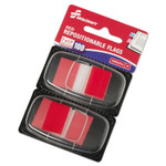 AbilityOne 7510013152019, SKILCRAFT Page Flags, 1 x 1.75, Red, 50 Flags/Dispenser, 2 Dispensers/Pack View Product Image