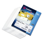 AbilityOne 7530013494464, SKILCRAFT Laser Labels, Label Printers, 3.33 x 4, White, 6/Sheet, 100 Sheets/Box View Product Image