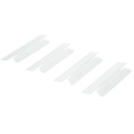 AbilityOne 7510013754510, SKILCRAFT Tabs for Hanging File Folders, 1/3-Cut, Clear, 3.5" Wide, 25/Pack Product Image 