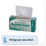 AbilityOne 8105013994792, SKILCRAFT Heavy-Duty Shredder Bags, 26 gal Capacity, 50/BX View Product Image