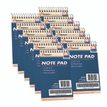 AbilityOne 7530014547392, SKILCRAFT Notepad, Narrow Rule, Blue Cover, 50 White 3.25 x 5.5 Sheets, Dozen Product Image 