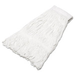 AbilityOne 7920014607906, SKILCRAFT Looped End Finishing Mop Head, Medium, Natural View Product Image