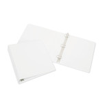 AbilityOne 7510015104859, SKILCRAFT Round Ring View Binder, 3 Rings, 0.5" Capacity, 11 x 8.5, White Product Image 
