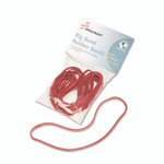 AbilityOne 7510015783516, SKILCRAFT Big Band Rubber Bands, Size 117B, Red, 12/Pack View Product Image