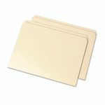AbilityOne 7530015833821, SKILCRAFT Manila Interior Height Folders, Straight Tabs, Letter Size, Manila, 100/Box Product Image 
