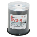 AbilityOne 7045016147492, SKILCRAFT DVD-R Recordable Disc, 4.7 GB, 16x, Spindle, Silver, 100/Pack View Product Image