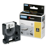 AbilityOne 7510016576749, SKILCRAFT Dymo Heat Shrink Label Cassette, 0.5" x 5 ft, Black/White View Product Image