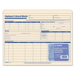 TOPS Employee Record Master File Jacket, Straight Tab, Letter Size, Manila, 15/Pack View Product Image