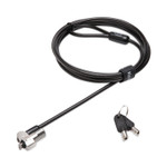 AbilityOne 5340016952544, SKILCRAFT Kensington Nano Keyed Computer Lock, 6 ft Carbon Steel Cable, Black Product Image 