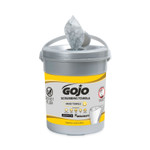 AbilityOne 7930016997556, SKILCRAFT GOJO Scrubbing Towels, 1-Ply, Fresh Citrus Scent, White, 72/Canister, 6 Canisters/CT Product Image 