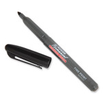 AbilityOne 7520017012064, SKILCRAFT Fine Point Industrial Grade Permanent Marker, Fine Bullet Tip, Black, Dozen View Product Image