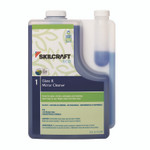 AbilityOne 7930017149190, SKILCRAFT ECO Glass and Mirror Cleaner Concentrate, 2 L Bottle, 4/Pack Product Image 