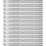 Westcott Stainless Steel Rulers - 15" Length x 1" Width - (ACM10416BX) View Product Image